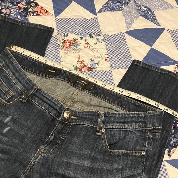 Torrid Premium Boyfriend Jeans with Destruction - Picture 6 of 8